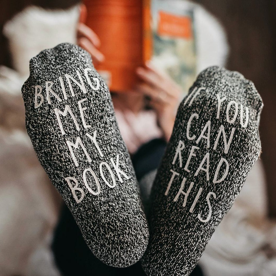 If You Can Read ThisBring Me My Book Women's Novelty Socks