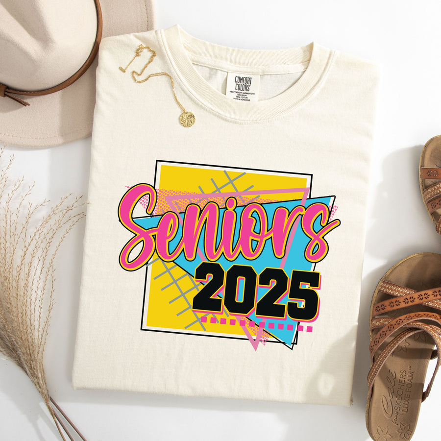 Class of 2025 90's Style Senior T-Shirt.