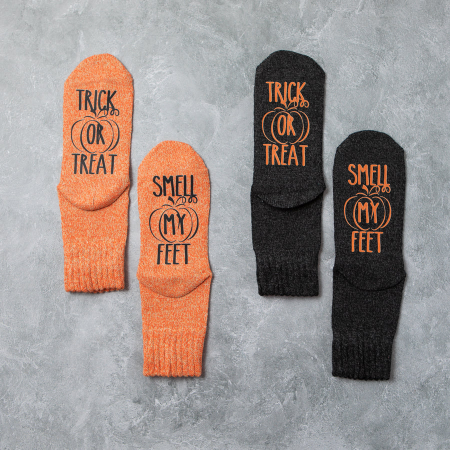 "Trick Or Treat, Smell My Feet" Women's Halloween Socks