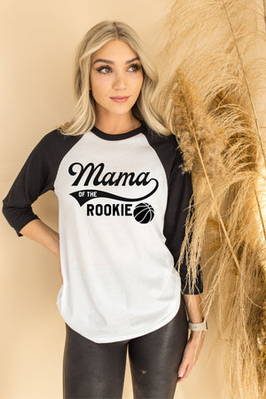 "Mom / Dad of the Rookie" Basketball Raglan