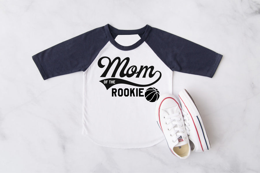 "Mom / Dad of the Rookie" Basketball Raglan