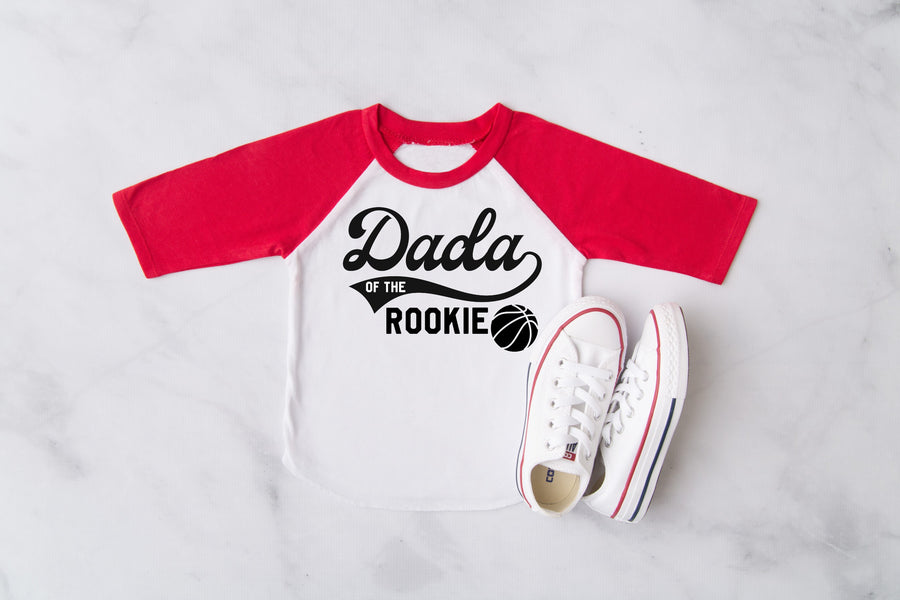 "Mom / Dad of the Rookie" Basketball Raglan