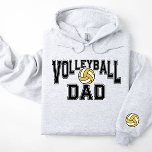 Volleyball Personalized Hoodie Sweatshirt for Mom, Dad or Family Supporters