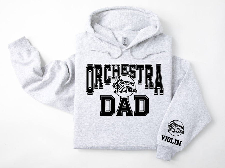 Orchestra Personalized Hoodie Sweatshirt for Mom, Dad or Family Supporters