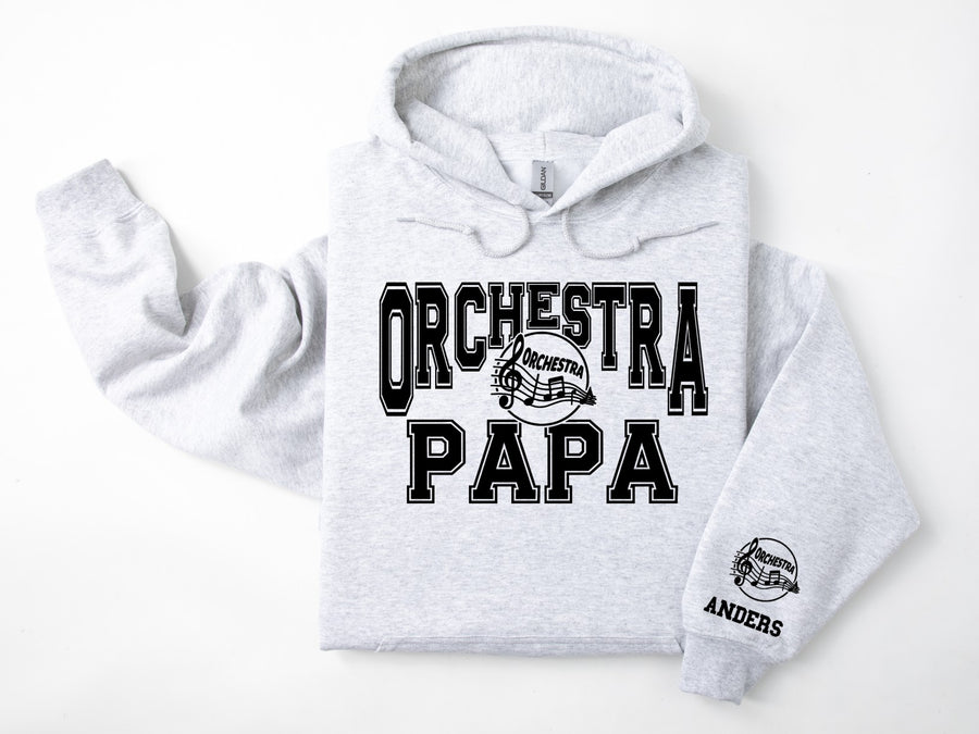 Orchestra Personalized Hoodie Sweatshirt for Mom, Dad or Family Supporters