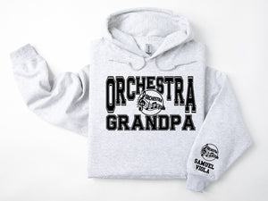 Orchestra Personalized Hoodie Sweatshirt for Mom, Dad or Family Supporters