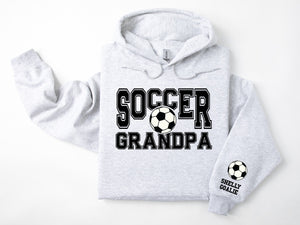 Soccer Personalized Hoodie Sweatshirt for Mom, Dad or Family Supporters