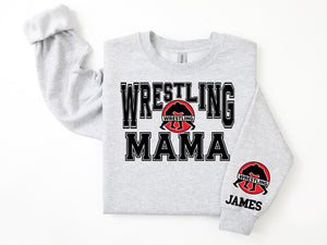 Wrestling Personalized Sweatshirt for Mom, Dad or Family Supporters