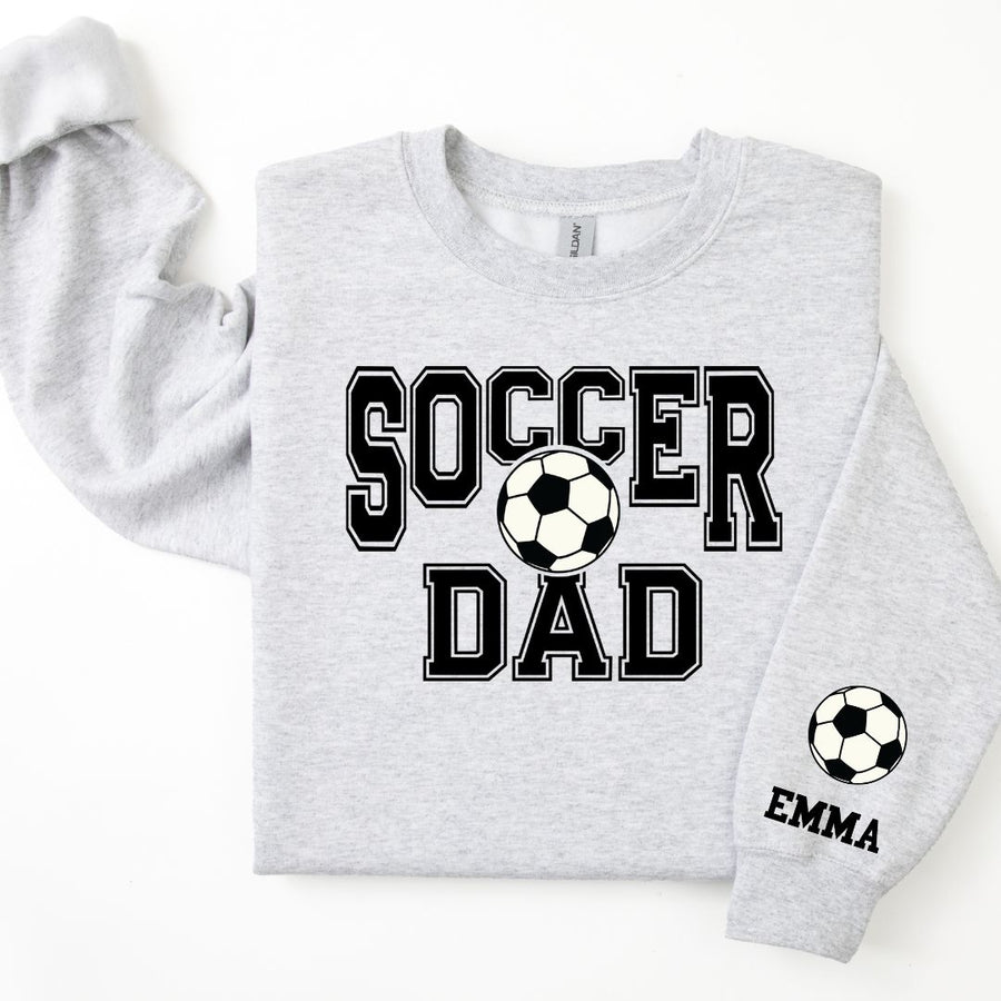 Soccer Personalized Sweatshirt for Mom, Dad or Family Supporters