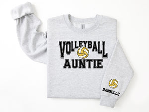 Volleyball Personalized Sweatshirt for Mom, Dad or Family Supporters