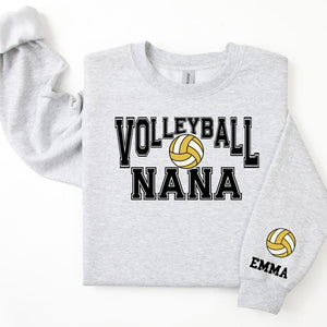 Volleyball Personalized Sweatshirt for Mom, Dad or Family Supporters