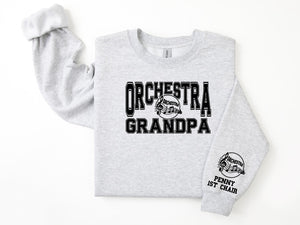 Orchestra Personalized Sweatshirt for Mom, Dad or Family Supporters