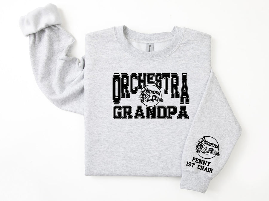 Orchestra Personalized Sweatshirt for Mom, Dad or Family Supporters