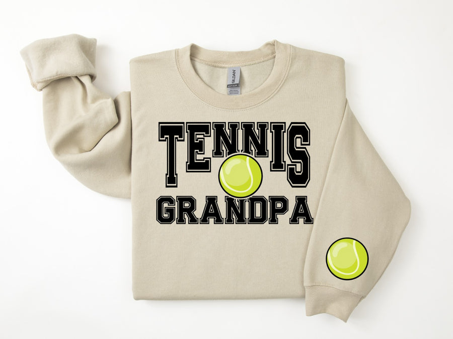 Tennis Personalized Sweatshirt for Mom, Dad or Family Supporters