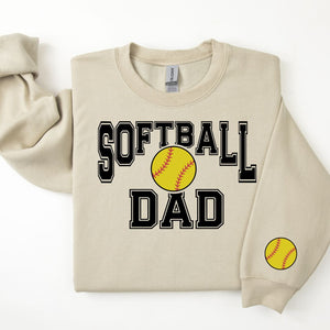 Softball Personalized Sweatshirt for Mom, Dad or Family Supporters