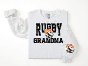 Rugby Personalized Sweatshirt for Mom, Dad or Family Supporters