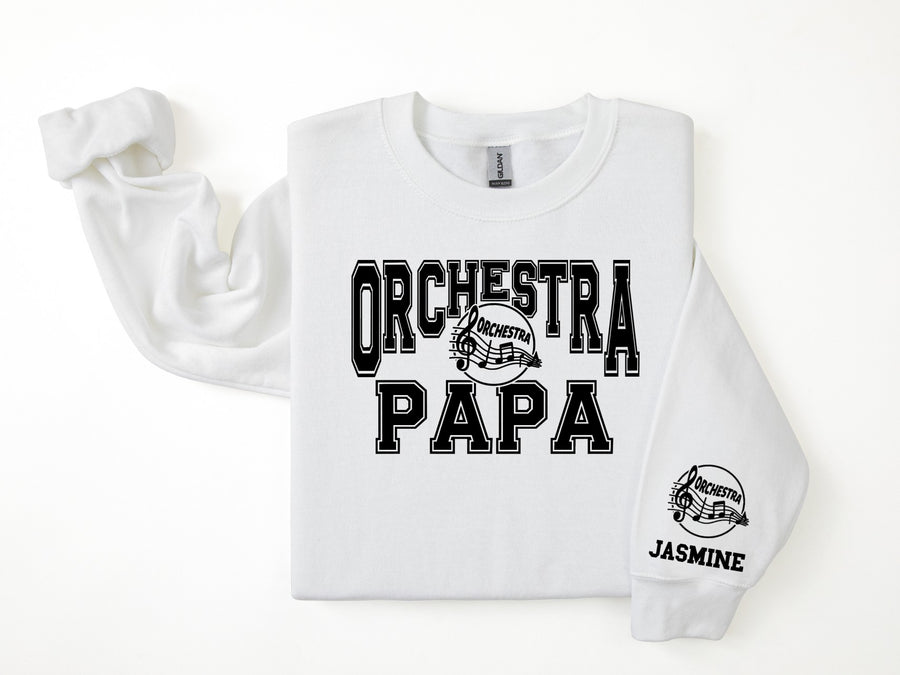 Orchestra Personalized Sweatshirt for Mom, Dad or Family Supporters