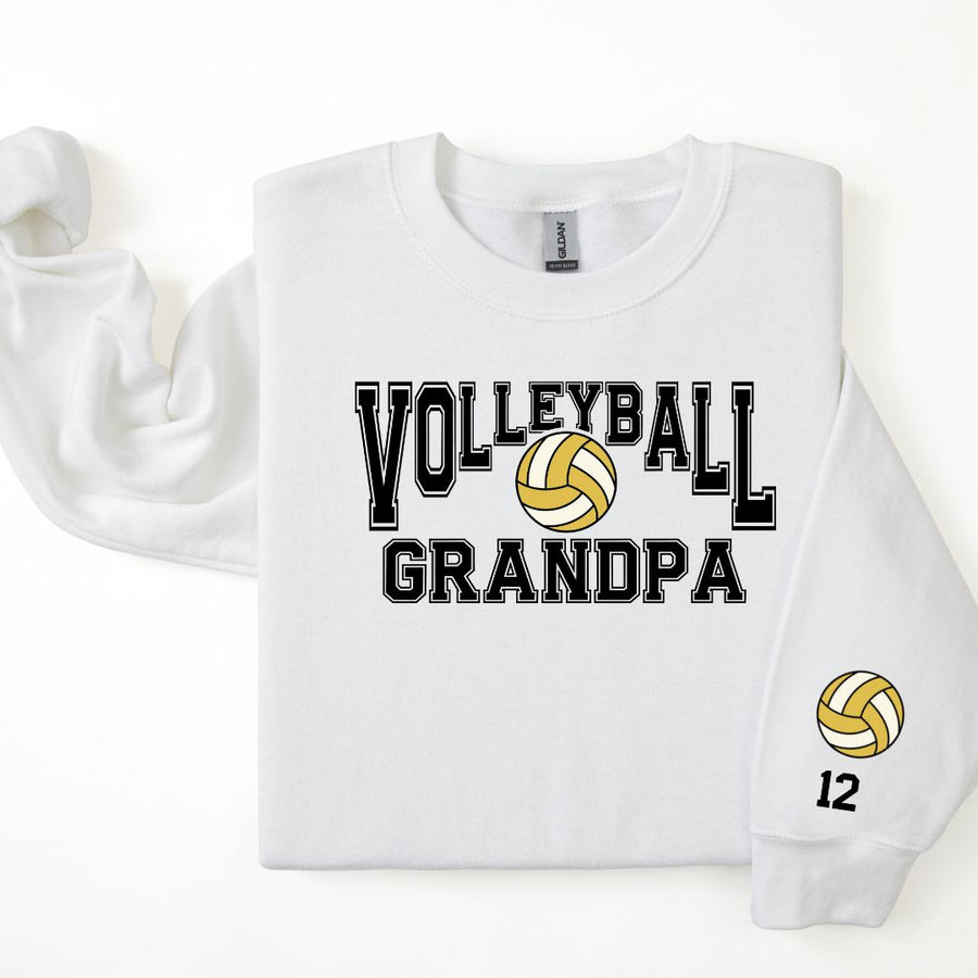 Volleyball Personalized Sweatshirt for Mom, Dad or Family Supporters