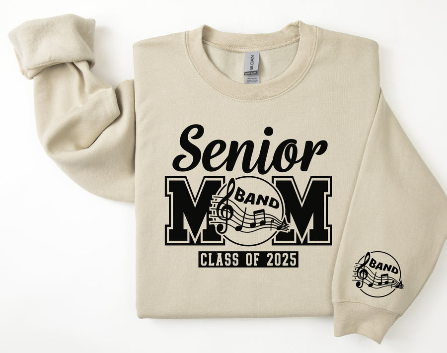 Senior Mom Personalized Band Sweatshirt