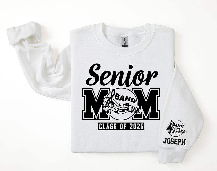 Senior Mom Personalized Band Sweatshirt