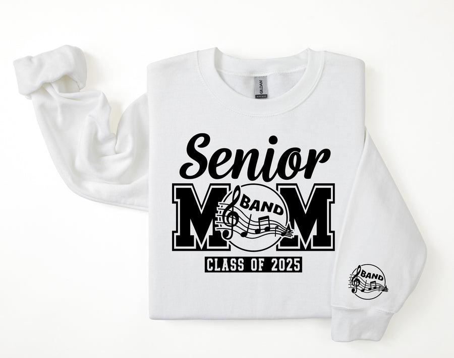 Senior Mom Personalized Band Sweatshirt