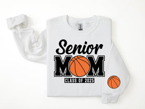 Senior Mom Personalized Basketball Sweatshirt