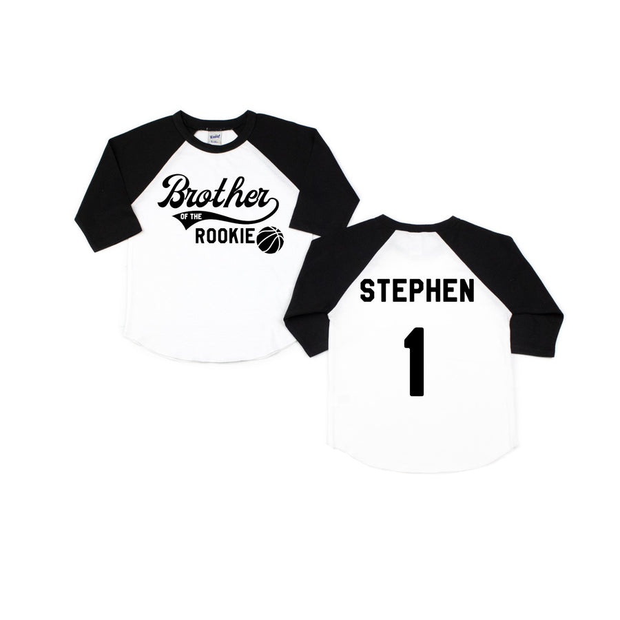 Brother or Sister of the Rookie Basketball Raglan