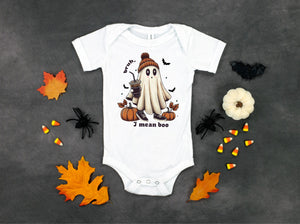 "Bruh, I Mean Boo" Kids Halloween T-shirt or Bodysuit