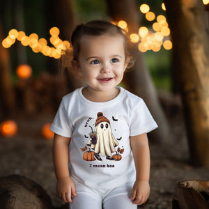 "Bruh, I Mean Boo" Kids Halloween T-shirt or Bodysuit