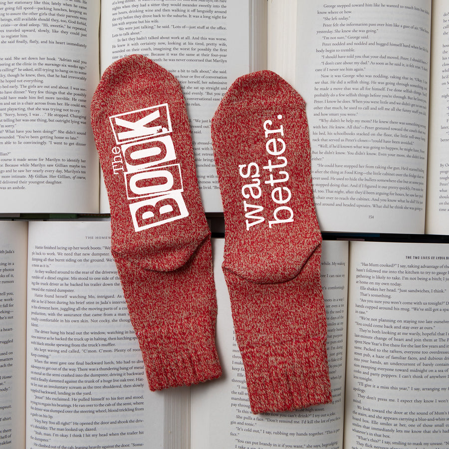 "Read/Banned Books" Socks Book Club Gift