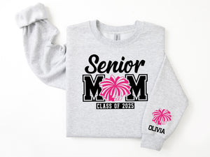 Senior Mom Personalized Cheer Sweatshirt