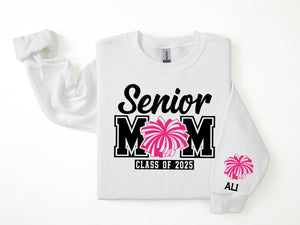 Senior Mom Personalized Cheer Sweatshirt