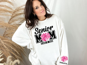 Senior Mom Personalized Cheer Sweatshirt