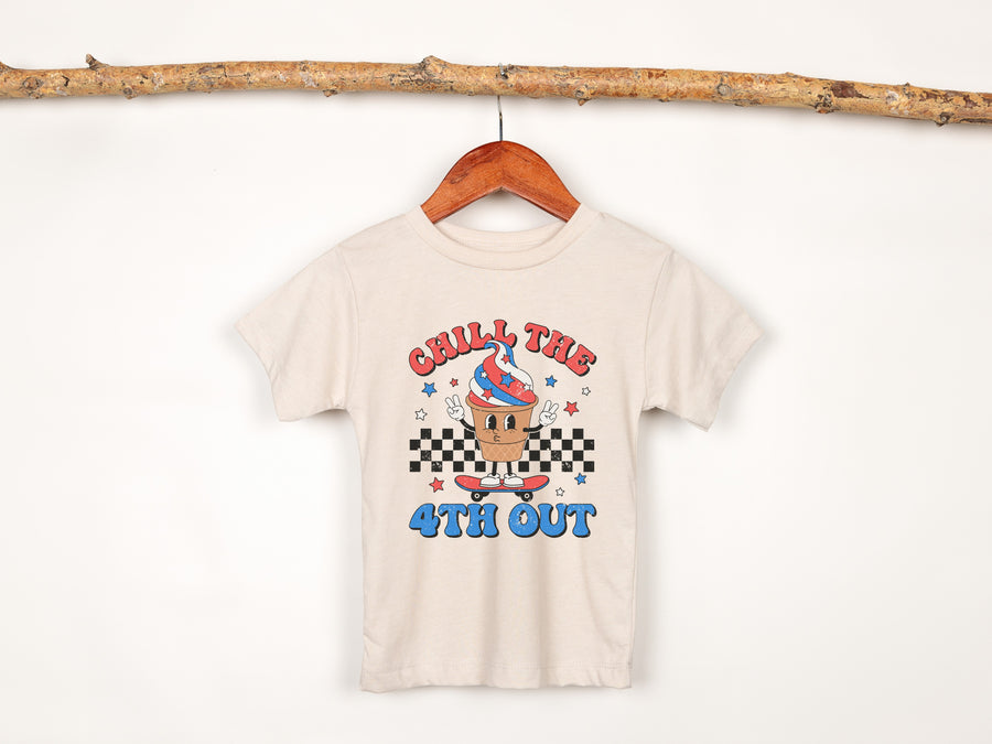 Retro Chill The 4th Out 4th of July T-Shirt