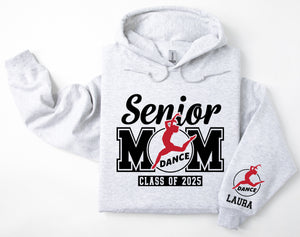 Senior Mom Personalized Dance Hoodie Sweatshirt