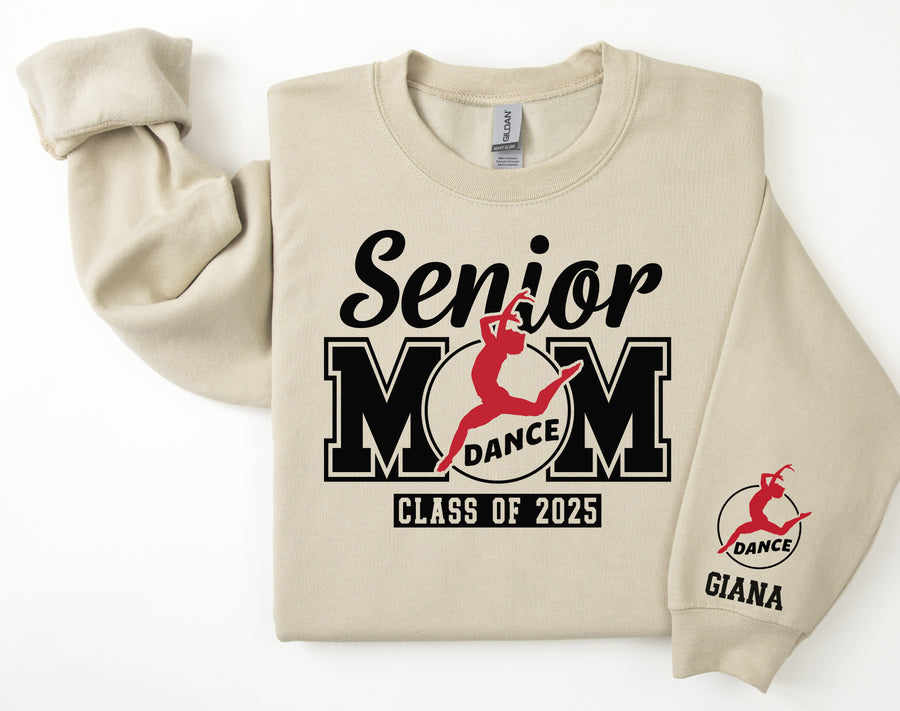 Senior Mom Personalized Dance Sweatshirt