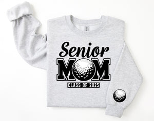 Senior Mom Personalized Golf Sweatshirt