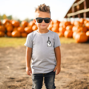 "Grab-A-Ghost" Kids Halloween T-shirt or Bodysuit