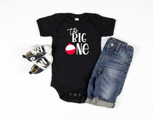 "The Big One" Bobber First Birthday T-shirt or Bodysuit