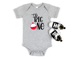 "The Big One" Bobber First Birthday T-shirt or Bodysuit