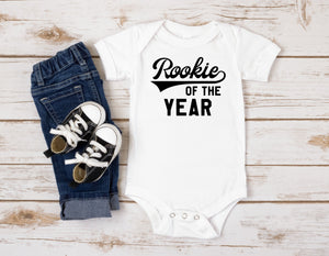 Rookie of the Year Personalized 1st Birthday Outfit