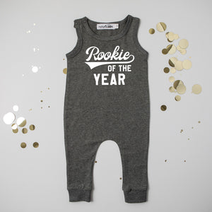 "Rookie of the Year" Slim Fit Sleeveless Romper