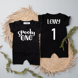 Spooky One Slim Fit Shorts Romper