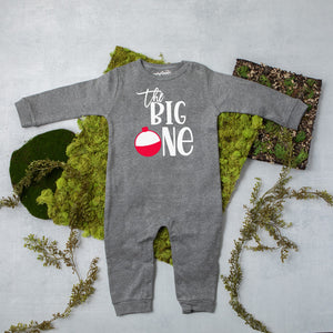 "The Big One" Bobber Long Sleeved Personalized Romper