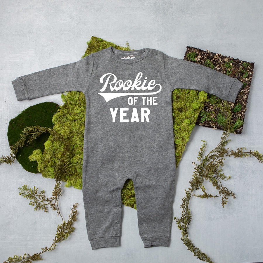 "Rookie of the Year" Long Sleeve Romper