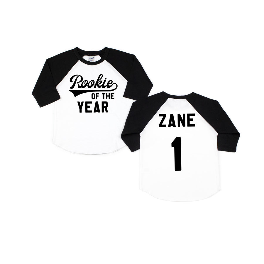 "Rookie of the Year" Birthday Raglan