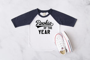 "Rookie of the Year" Birthday Raglan