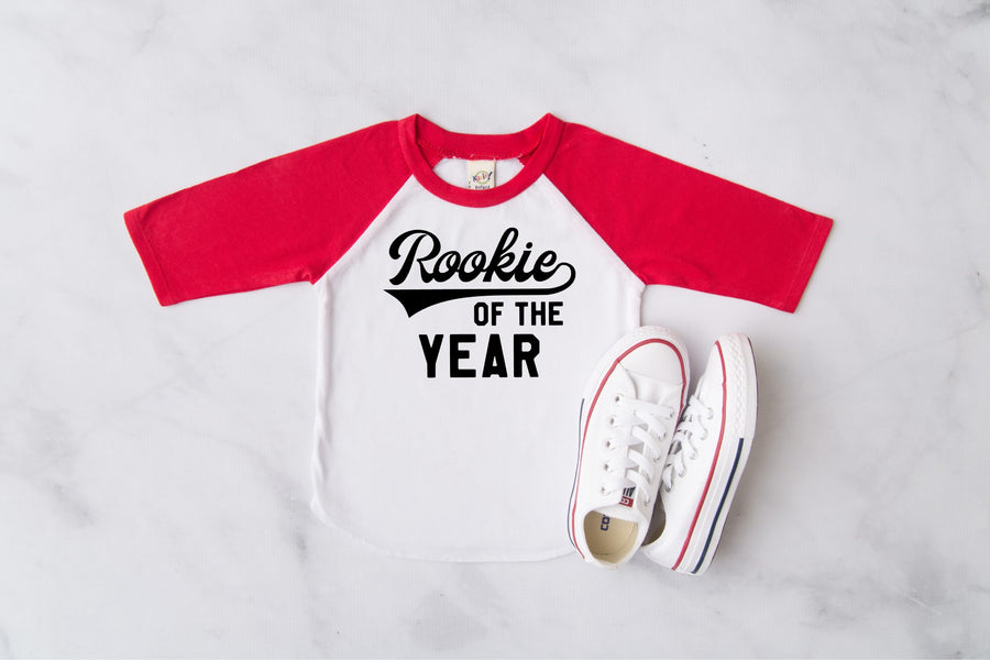 "Rookie of the Year" Birthday Raglan