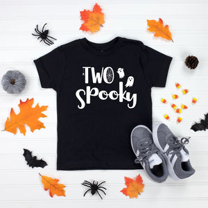 Two Spooky 2nd Birthday Halloween Themed T-shirt