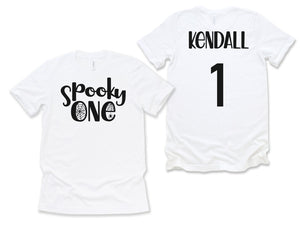 Spooky One First Birthday T-shirt or Bodysuit